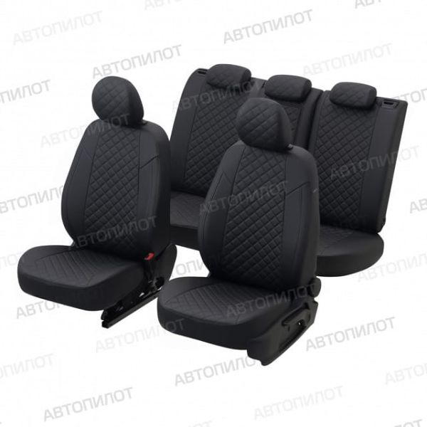 Чехлы Автопилот Экокожа Ромб на MINI Cooper Countryman (R60) 5-дверный хэтчбек 2010-2016 г.в. Чехлы Автопилот Экокожа Ромб на MINI Cooper Countryman (R60) 5-дверный хэтчбек 2010-2016 г.в.