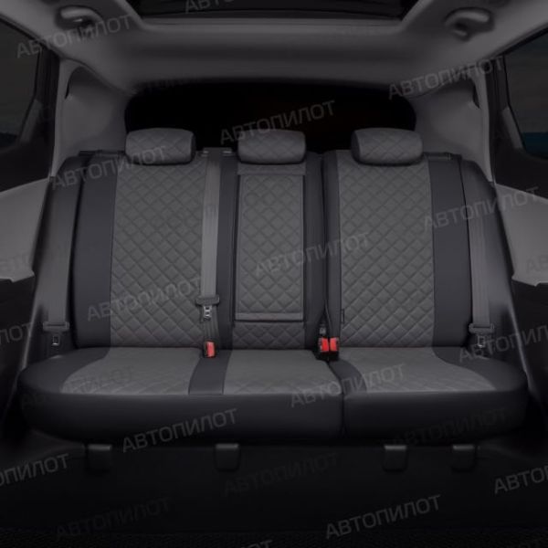 Чехлы Автопилот Экокожа Ромб на MINI Cooper Countryman (R60) 5-дверный хэтчбек 2010-2016 г.в. Чехлы Автопилот Экокожа Ромб на MINI Cooper Countryman (R60) 5-дверный хэтчбек 2010-2016 г.в.