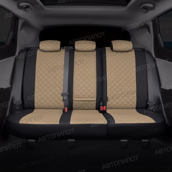 Чехлы Автопилот Экокожа Ромб на MINI Cooper Countryman (R60) 5-дверный хэтчбек 2010-2016 г.в. Чехлы Автопилот Экокожа Ромб на MINI Cooper Countryman (R60) 5-дверный хэтчбек 2010-2016 г.в.