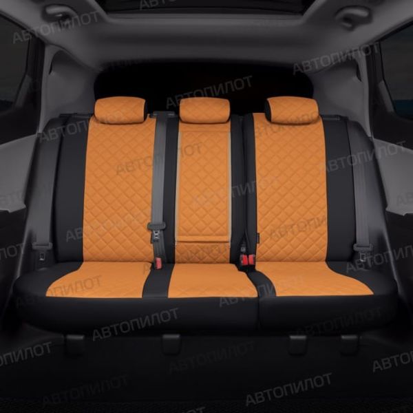 Чехлы Автопилот Экокожа Ромб на MINI Cooper Countryman (R60) 5-дверный хэтчбек 2010-2016 г.в. Чехлы Автопилот Экокожа Ромб на MINI Cooper Countryman (R60) 5-дверный хэтчбек 2010-2016 г.в.