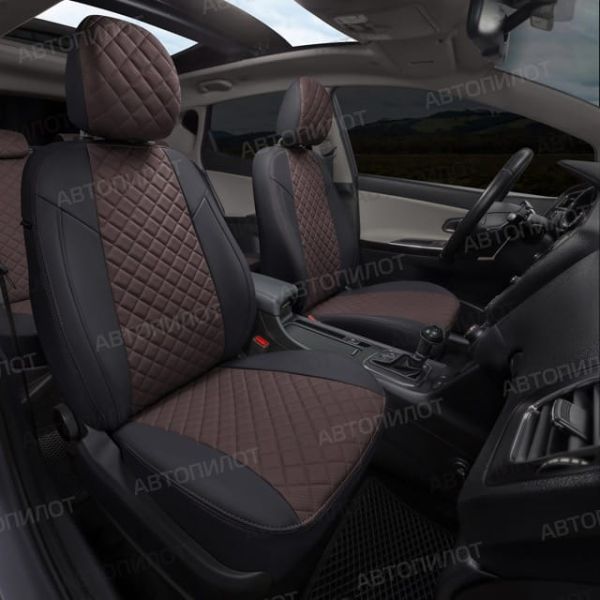 Чехлы Автопилот Экокожа Ромб на MINI Cooper Countryman (R60) 5-дверный хэтчбек 2010-2016 г.в. Чехлы Автопилот Экокожа Ромб на MINI Cooper Countryman (R60) 5-дверный хэтчбек 2010-2016 г.в.
