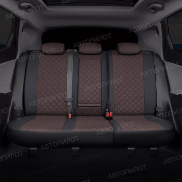 Чехлы Автопилот Экокожа Ромб на MINI Cooper Countryman (R60) 5-дверный хэтчбек 2010-2016 г.в. Чехлы Автопилот Экокожа Ромб на MINI Cooper Countryman (R60) 5-дверный хэтчбек 2010-2016 г.в.