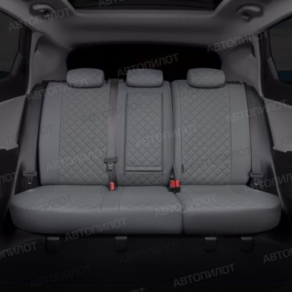 Чехлы Автопилот Экокожа Ромб на MINI Cooper Countryman (R60) 5-дверный хэтчбек 2010-2016 г.в. Чехлы Автопилот Экокожа Ромб на MINI Cooper Countryman (R60) 5-дверный хэтчбек 2010-2016 г.в.