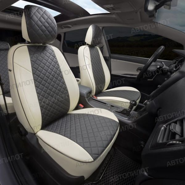 Чехлы Автопилот Экокожа Ромб на MINI Cooper Countryman (R60) 5-дверный хэтчбек 2010-2016 г.в. Чехлы Автопилот Экокожа Ромб на MINI Cooper Countryman (R60) 5-дверный хэтчбек 2010-2016 г.в.