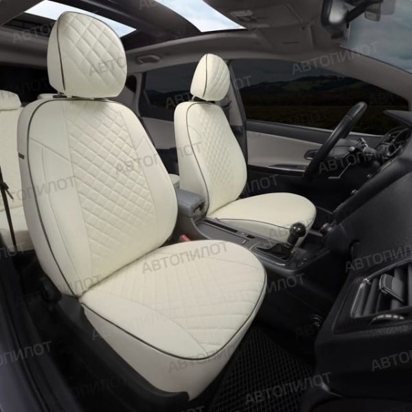 Чехлы Автопилот Экокожа Ромб на MINI Cooper Countryman (R60) 5-дверный хэтчбек 2010-2016 г.в. Чехлы Автопилот Экокожа Ромб на MINI Cooper Countryman (R60) 5-дверный хэтчбек 2010-2016 г.в.