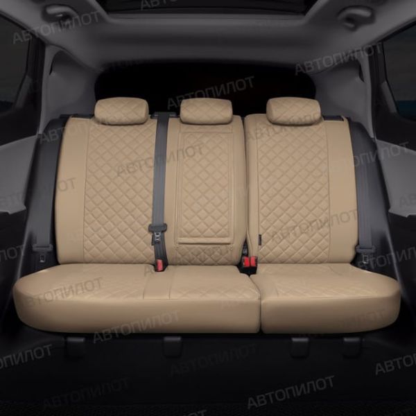 Чехлы Автопилот Экокожа Ромб на MINI Cooper Countryman (R60) 5-дверный хэтчбек 2010-2016 г.в. Чехлы Автопилот Экокожа Ромб на MINI Cooper Countryman (R60) 5-дверный хэтчбек 2010-2016 г.в.