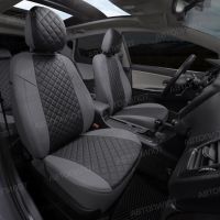 Чехлы Автопилот Экокожа Ромб на MINI Cooper Countryman (R60) 5-дверный хэтчбек 2010-2016 г.в. Чехлы Автопилот Экокожа Ромб на MINI Cooper Countryman (R60) 5-дверный хэтчбек 2010-2016 г.в.