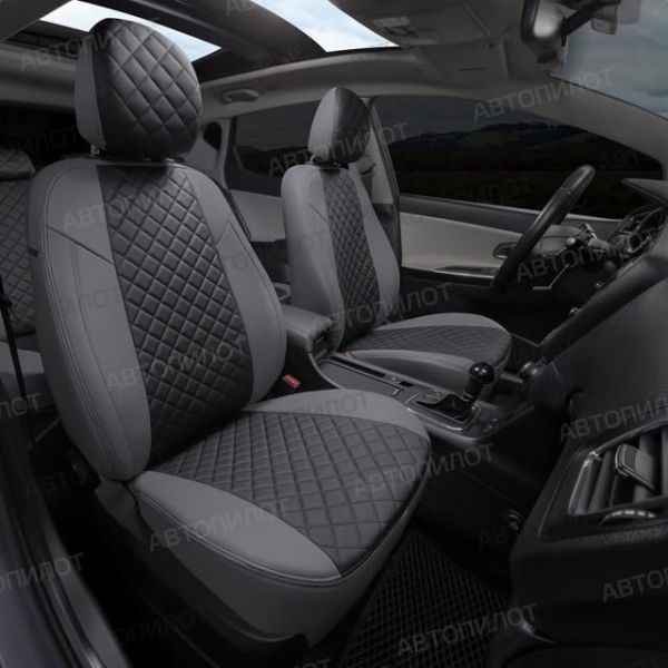 Чехлы Автопилот Экокожа Ромб на MINI Cooper Countryman (R60) 5-дверный хэтчбек 2010-2016 г.в. Чехлы Автопилот Экокожа Ромб на MINI Cooper Countryman (R60) 5-дверный хэтчбек 2010-2016 г.в.