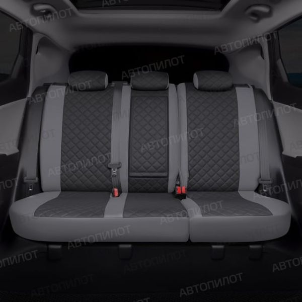 Чехлы Автопилот Экокожа Ромб на MINI Cooper Countryman (R60) 5-дверный хэтчбек 2010-2016 г.в. Чехлы Автопилот Экокожа Ромб на MINI Cooper Countryman (R60) 5-дверный хэтчбек 2010-2016 г.в.