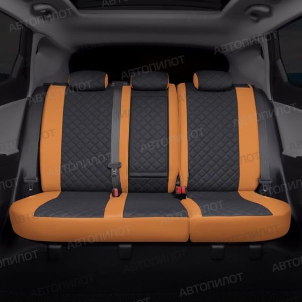 Чехлы Автопилот Экокожа Ромб на MINI Cooper Countryman (R60) 5-дверный хэтчбек 2010-2016 г.в. Чехлы Автопилот Экокожа Ромб на MINI Cooper Countryman (R60) 5-дверный хэтчбек 2010-2016 г.в.