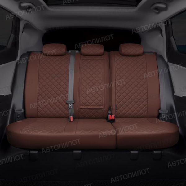 Чехлы Автопилот Экокожа Ромб на MINI Cooper Countryman (R60) 5-дверный хэтчбек 2010-2016 г.в. Чехлы Автопилот Экокожа Ромб на MINI Cooper Countryman (R60) 5-дверный хэтчбек 2010-2016 г.в.