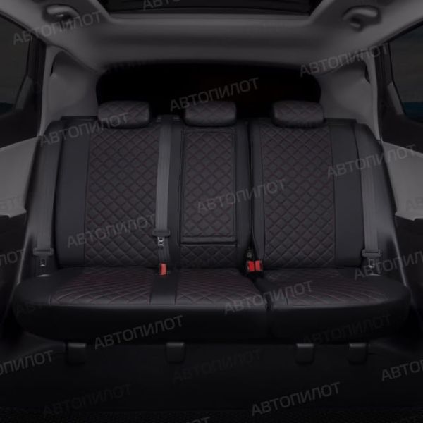 Чехлы Автопилот Экокожа Ромб на MINI Cooper Countryman (R60) 5-дверный хэтчбек 2010-2016 г.в. Чехлы Автопилот Экокожа Ромб на MINI Cooper Countryman (R60) 5-дверный хэтчбек 2010-2016 г.в.