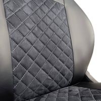 Чехлы Алькантара на Mitsubishi ASX (2010+) Чехлы Алькантара на Mitsubishi ASX (2010+)
