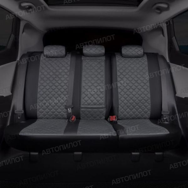 Чехлы Автопилот Алькантара Ромб на Hyundai Matrix (2001-2010) Чехлы Автопилот Алькантара Ромб на Hyundai Matrix (2001-2010)