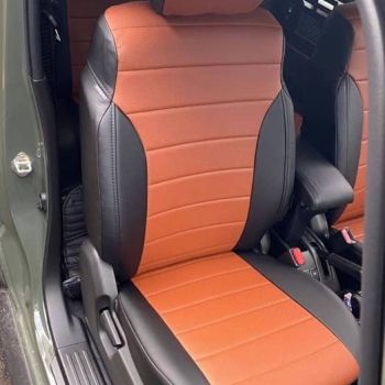 Авточехлы Автопилот Черный коричневый цвет