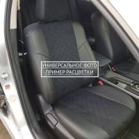 Чехлы Автопилот Алькантара Ромб на Hyundai Matrix (2001-2010) Чехлы Автопилот Алькантара Ромб на Hyundai Matrix (2001-2010)