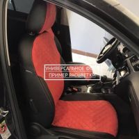Чехлы Автопилот Алькантара Ромб на Hyundai Matrix (2001-2010) Чехлы Автопилот Алькантара Ромб на Hyundai Matrix (2001-2010)